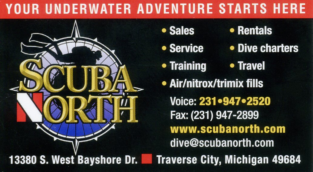 We at Scuba North of Traverse City are dedicated to clean water and applaud the BRCS for it's hard work